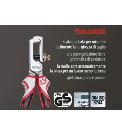 Pinze E Tenaglie|Pinza spelafili 3k 160 mm.