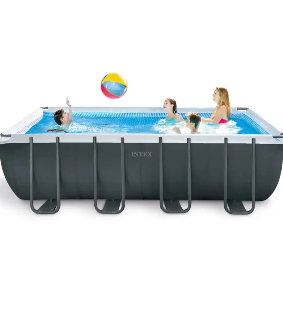 Online Piscina fuori terra con struttura rettangolare "ultra xtr frame" antracite 549x274x132cm - cod. 26356np Piscine