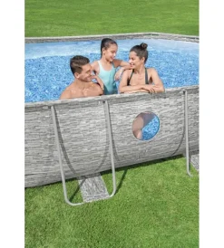 Bestway Piscine|Piscina fuori terra con struttura ovale