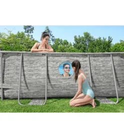 Bestway Piscine|Piscina fuori terra con struttura ovale