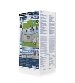 Bestway Piscine|Piscina fuori terra con struttura ovale