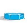 Piscine-Intex Piscina fuori terra con struttura rotonda "metal frame" azzurro 244x244x51 cm - cod. 28205np