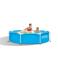 Piscine-Intex Piscina fuori terra con struttura rotonda