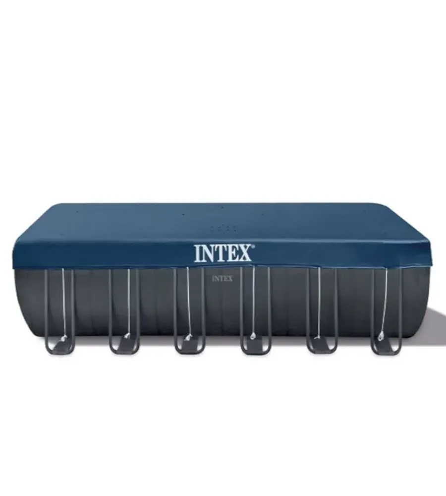 Discount Piscina fuori terra con struttura rettangolare "ultra xtr frame" antracite 732x366x132cm - cod. 26364np Piscine