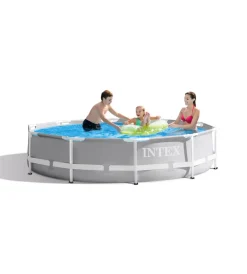 Piscine-Intex Piscina fuori terra con struttura rotonda 