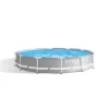 Intex Piscine|Piscina fuori terra con struttura rotonda "prisma frame" grigio chiaro 366x366x76 cm - cod. 26710np