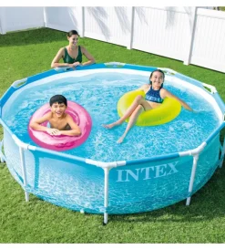 Piscine-Intex Piscina fuori terra con struttura rotonda