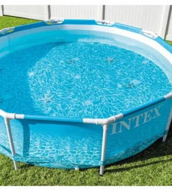 Piscine-Intex Piscina fuori terra con struttura rotonda