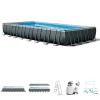 Piscine-Intex Piscina fuori terra con struttura rettangolare "ultra xtr frame" antracite 975x488x132cm - cod. 26378np