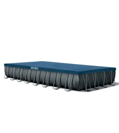 Piscine-Intex Piscina fuori terra con struttura rettangolare