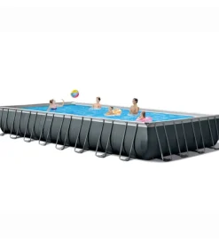Discount Piscina fuori terra con struttura rettangolare