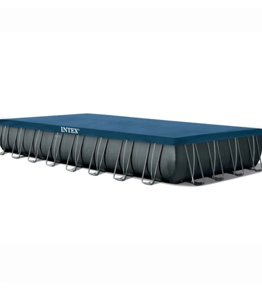Discount Piscina fuori terra con struttura rettangolare "ultra xtr frame" antracite 975x488x132cm - cod. 26374gn Piscine