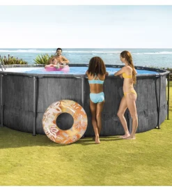 Intex Piscine|Piscina fuori terra con struttura rotonda