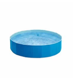 Piscine-Intex Piscina fuori terra con struttura pieghevole rigida per cani azzurra 152x152x30 cm - cod. 48400np