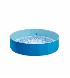 Piscine-Intex Piscina fuori terra con struttura pieghevole rigida per cani azzurra 152x152x30 cm - cod. 48400np