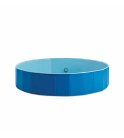 Piscine-Intex Piscina fuori terra con struttura pieghevole rigida per cani azzurra 152x152x30 cm - cod. 48400np