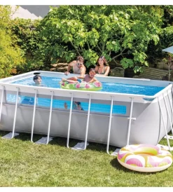 Piscine-Intex Piscina fuori terra con struttura rettangolare 