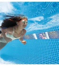Piscine-Intex Piscina fuori terra con struttura rettangolare 