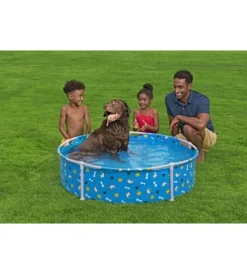 Bestway Piscine|Piscina fuori terra con struttura rotonda gioco per cani 