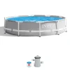 Best Piscina fuori terra con struttura rotonda "prisma frame" griogio chiaro 305x305x76 cm - cod. 26702np Piscine