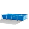 Piscine-Intex Piscina fuori terra con struttura rettangolare "retcangular frame" c/pompa filtro blu 450x220x84 cm i.2 - cod. 28274np
