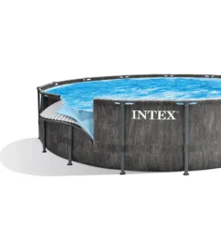 Piscine-Intex Piscina fuori terra con struttura rotonda