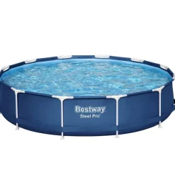 Piscine-Bestway Piscina fuori terra con struttura rotonda
