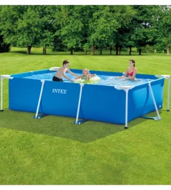 Intex Piscine|Piscina fuori terra con struttura rettangolare cm blu 300x200x75 i.2 - cod. 28272np