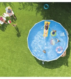 Piscine-Intex Piscina fuori terra con struttura rotonda 