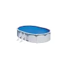 Piscine-Gre Piscina fuori terra ovale "fidji" in acciaio bianco 500x300x120 - cod. kit500eco