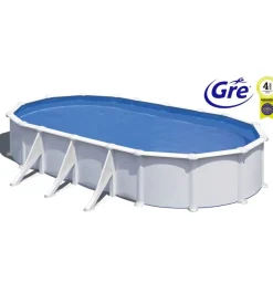 Hot Piscina fuori terra ovale 730x375x120 cm
