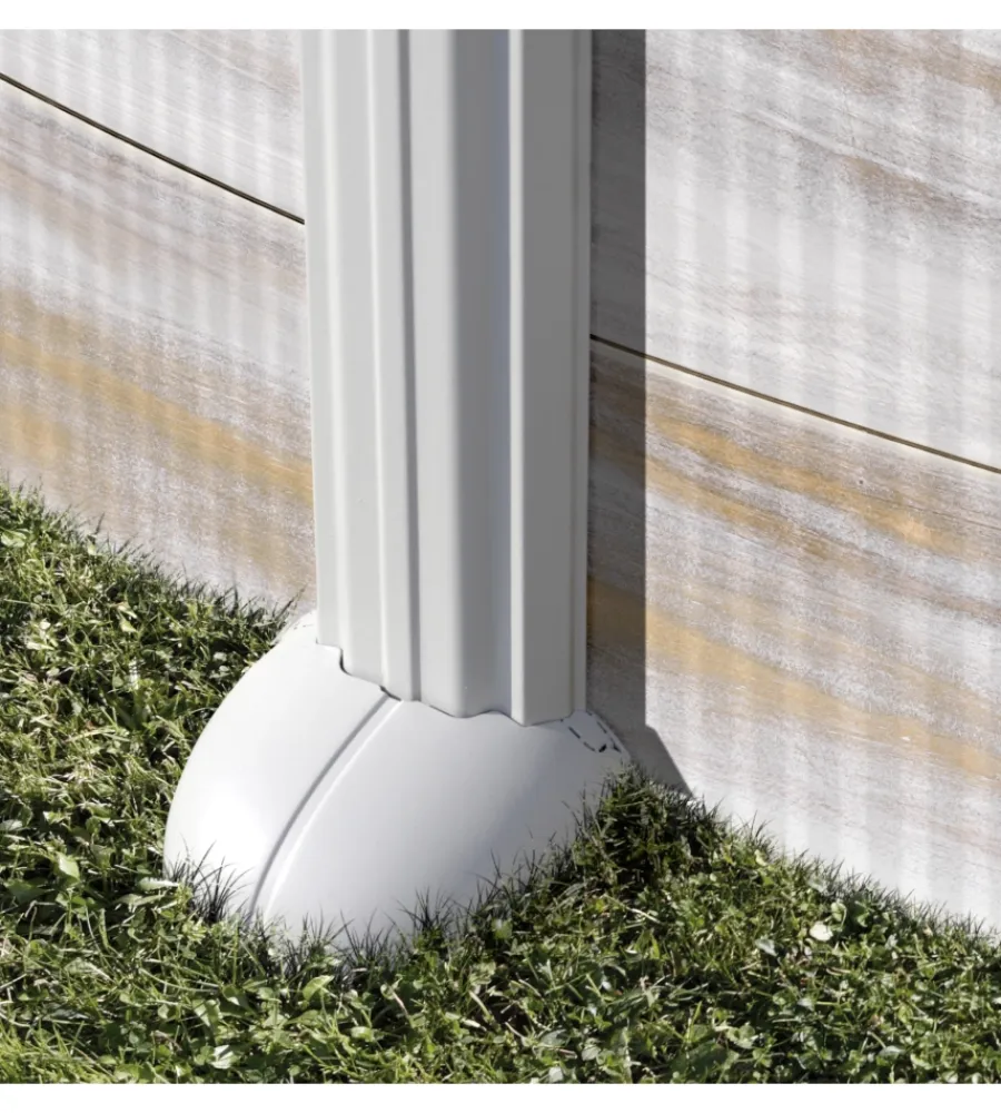Gre Piscine|Piscina fuori terra ovale "groenlandia" in acciaio effetto legno nordico 730x375x132 - cod. kitprov738n