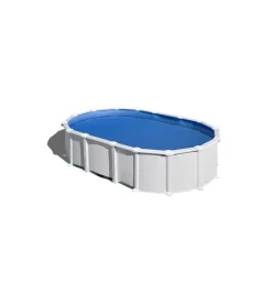 Online Piscina fuori terra ovale "haiti" in acciaio colore bianco 610x375x132 - cod. kitprov6188 Piscine
