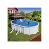 Piscine-Gre Piscina fuori terra ovale "atlantis" in acciaio colore bianco 500x300x132 - cod. kitprov508