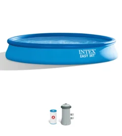 Intex Piscine|Piscina gonfiabile autoportante rotonda "easy set" 457x457x84 cm - cod. 28158np