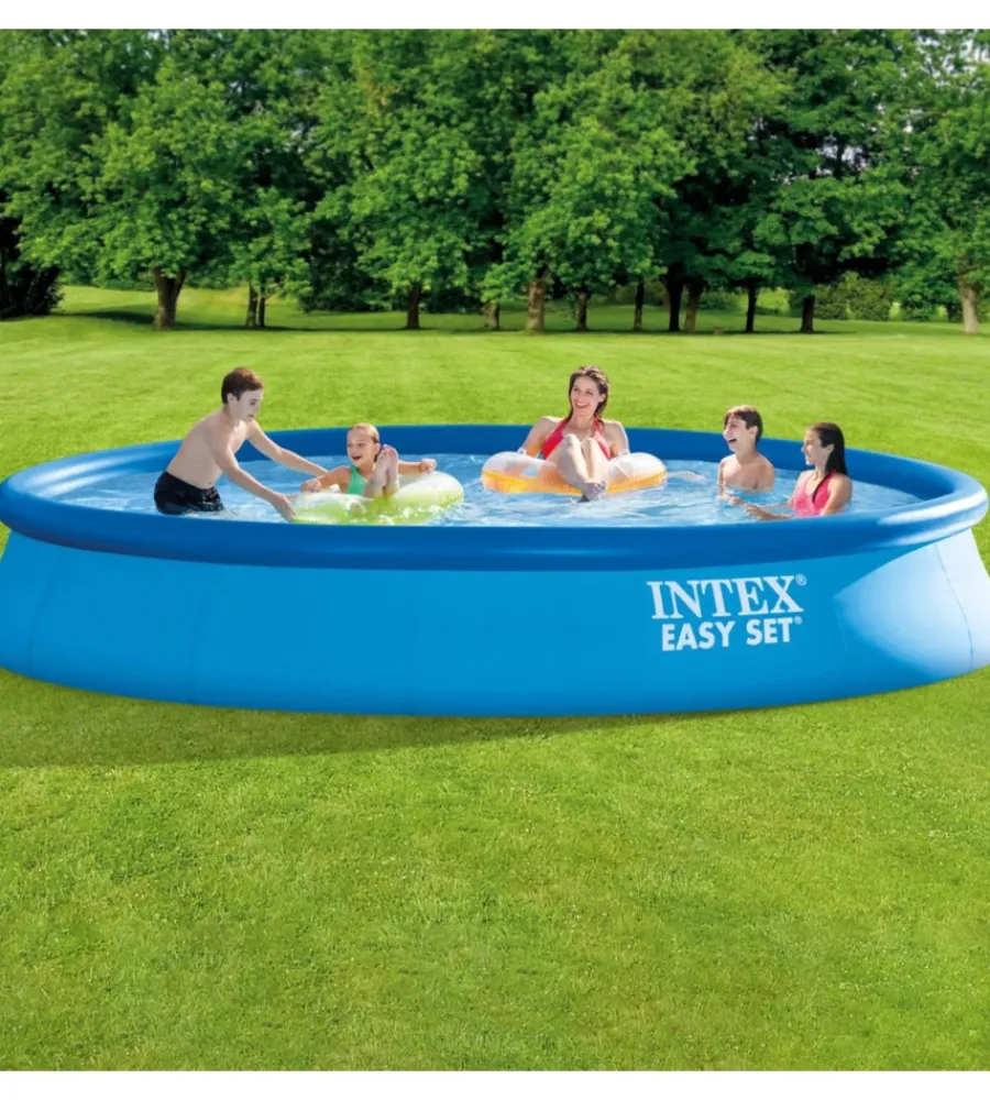 Intex Piscine|Piscina gonfiabile autoportante rotonda "easy set" 457x457x84 cm - cod. 28158np