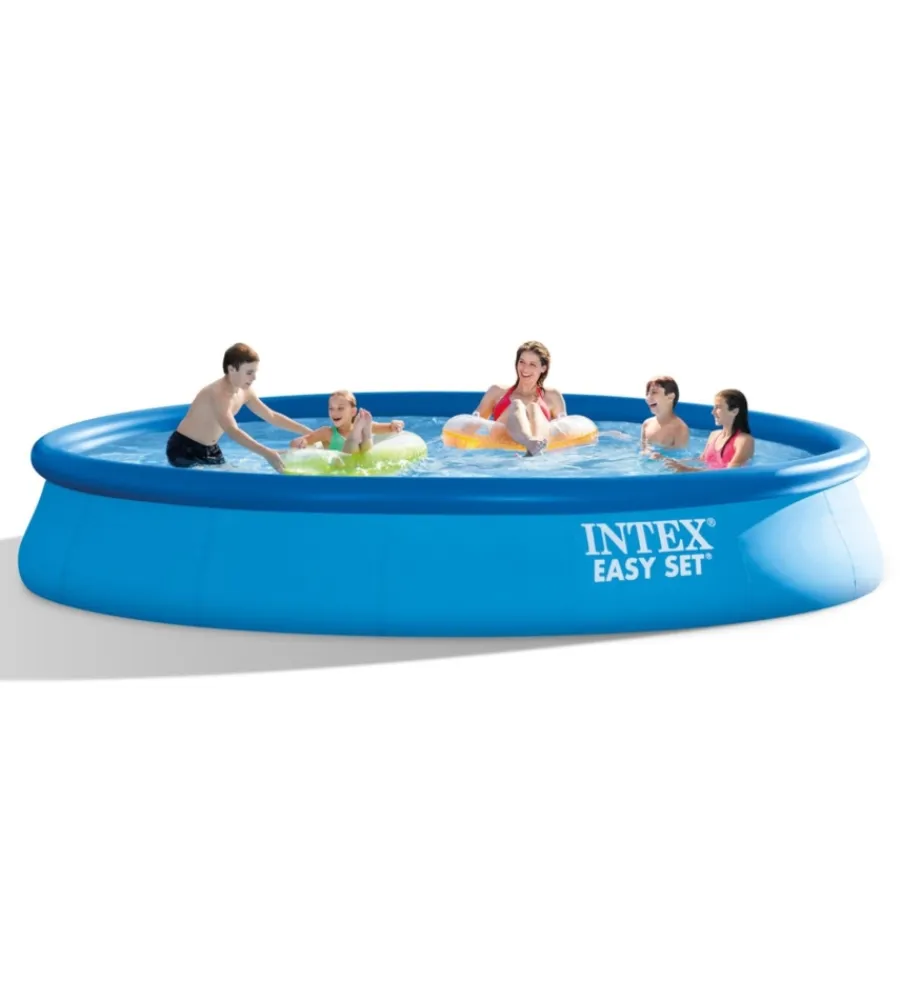 Intex Piscine|Piscina gonfiabile autoportante rotonda "easy set" 457x457x84 cm - cod. 28158np