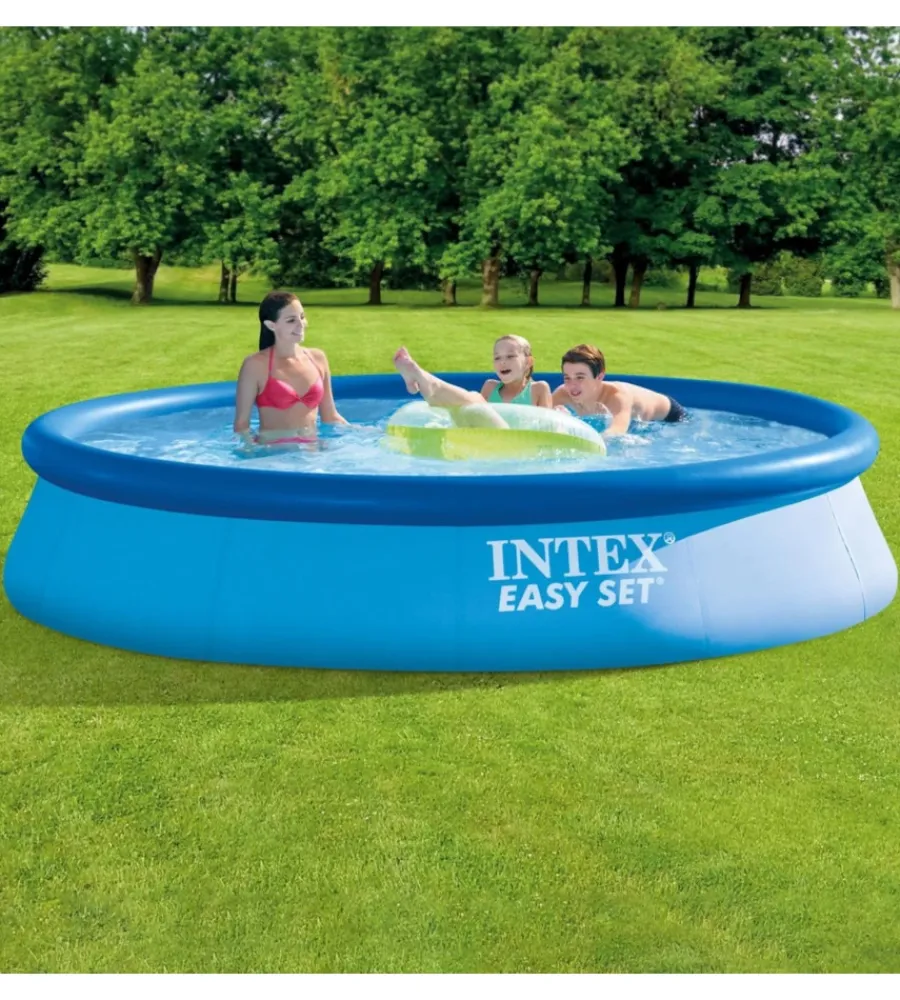 Intex Piscine|Piscina gonfiabile autoportante rotonda "easy set" 396x396x84 cm - cod. 28142np