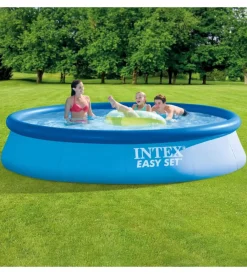 Piscine-Intex Piscina gonfiabile autoportante rotonda "easy set" 396x396x84 cm - cod. 28143np