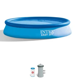 Sale Piscina gonfiabile autoportante rotonda "easy set" 366x366x76 cm - cod. 28132np Piscine