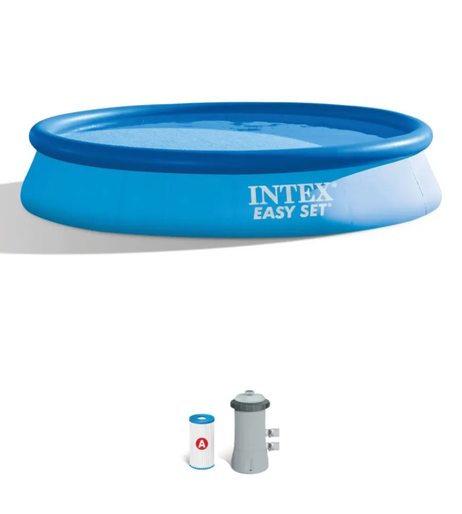 Sale Piscina gonfiabile autoportante rotonda "easy set" 366x366x76 cm - cod. 28132np Piscine