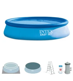 Piscina gonfiabile autoportante rotonda "easy set" 457x457x122 cm - cod. 26168np Piscine