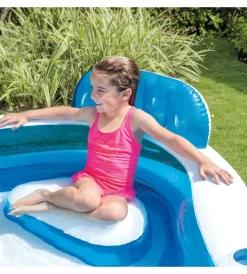 Clearance Piscina gonfiabile con 4 sedili "family"  cm 229x229x66 i.3 - cod. 56475np Piscine