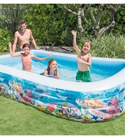 Discount Piscina gonfiabile "family pesci" cm 305x183x56 i.3 - cod. 58485np Piscine