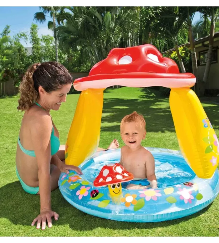 Outlet Piscina gonfiabile "baby fungo" cm 102x89 i.7 - cod. 57114np Piscine