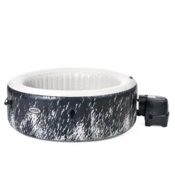 Intex Piscine|Piscina idromassaggio gonfiabile "bubble glow deluxe" cm 196x71 4 posti con pompa - cod. 28494ex