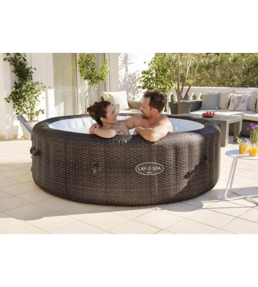Bestway Piscine|Piscina idromassaggio gonfiabile "bali lay-z-spa airjet" per 5-7 persone