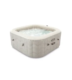 Hot Piscina idromassaggio gonfiabile "chevon jet and bubble deluxe" cm 175x71 4 posti - cod. 28446ex Piscine