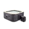 Piscina idromassaggio gonfiabile "bubble massage set greystone deluxe" 4 posti - cod. 28450ex Piscine