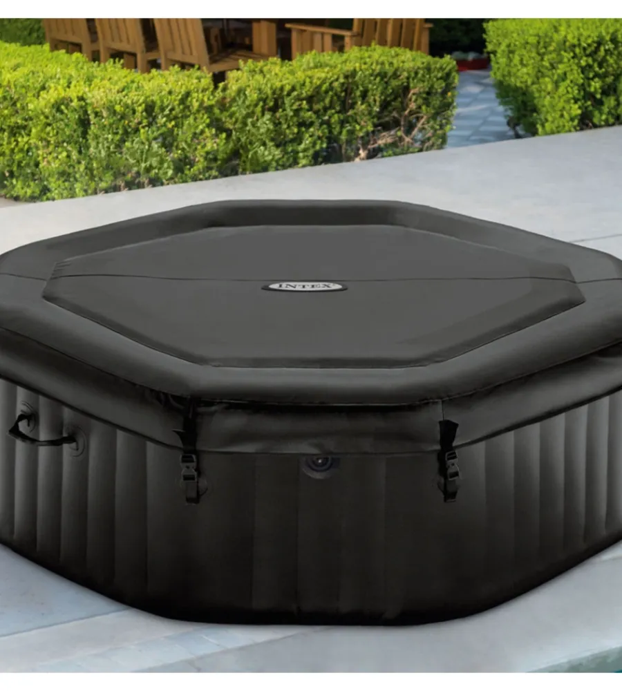 Piscina idromassaggio gonfiabile ottagonale "pure spa bubble e jet massage deluxe" - cod. 28462ex Piscine
